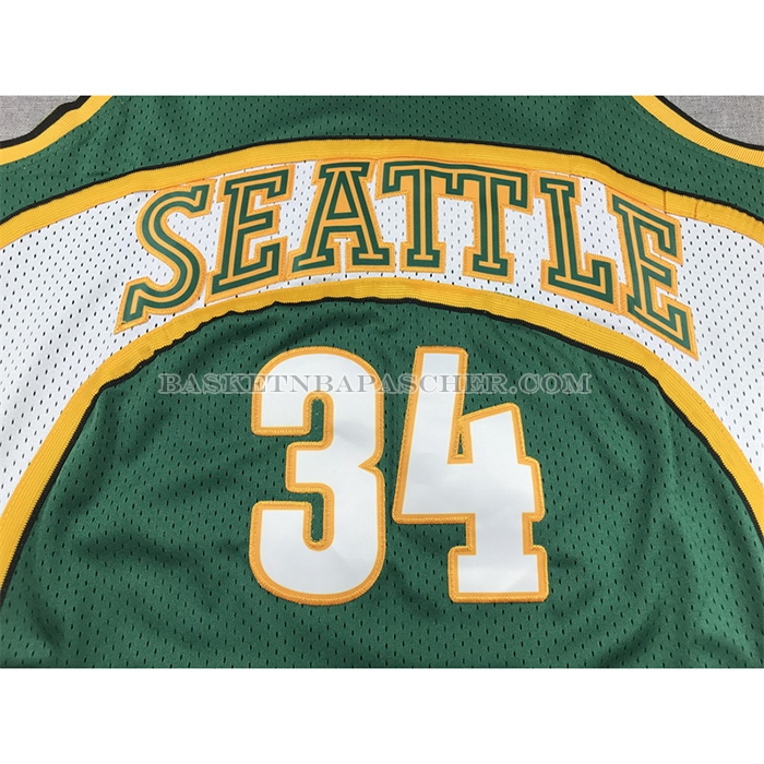 Maillot Seattle Supersonics Ray Allen NO 34 Mitchell & Ness 2006-07 Vert